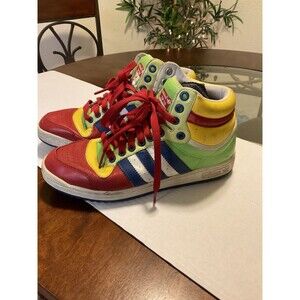 2006 adidas Originals Top Ten High Retro Basketball  Multicolor Men’s Size 6.5